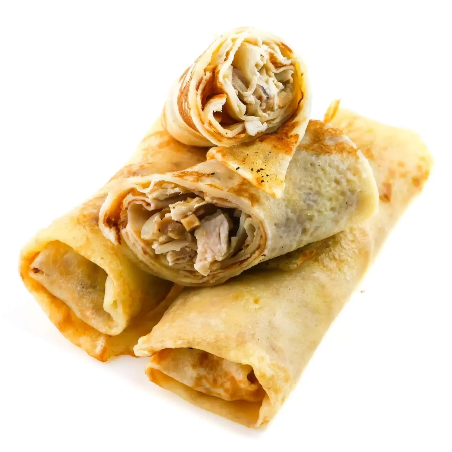 Блины с копченой курицей