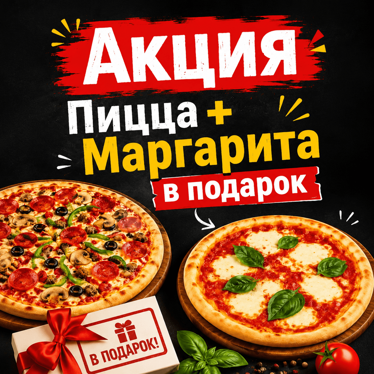 Пицца + Маргарита 