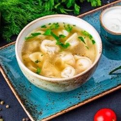 Пельмени в бульоне (свинина)