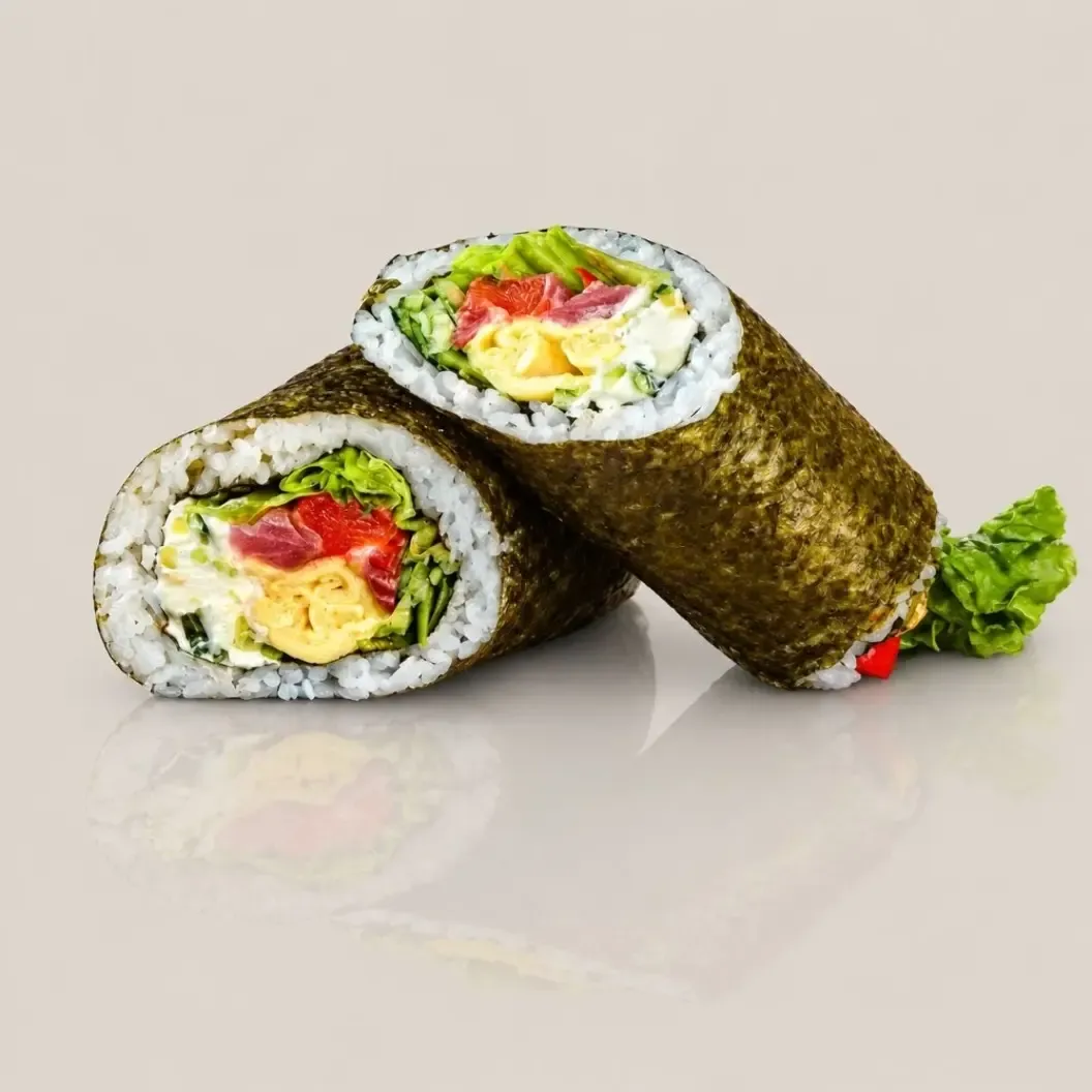 Кимбап с лососем 