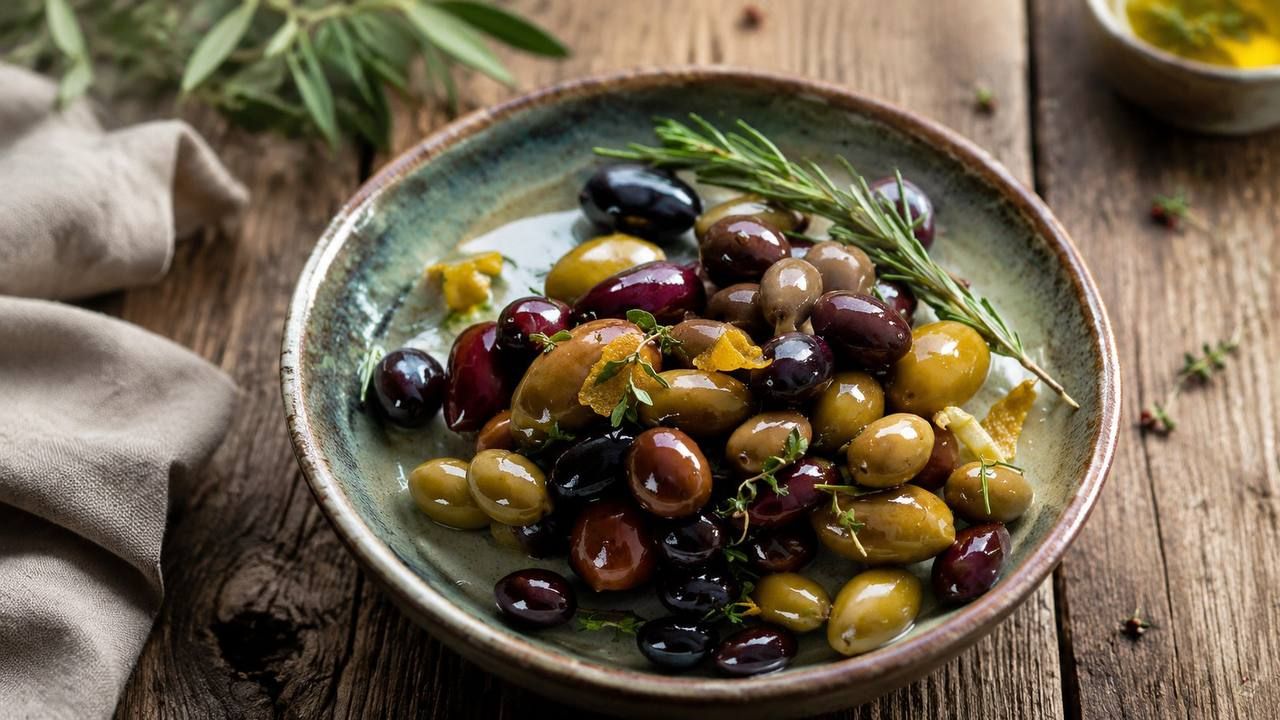 Греческие Маслины и Оливки 