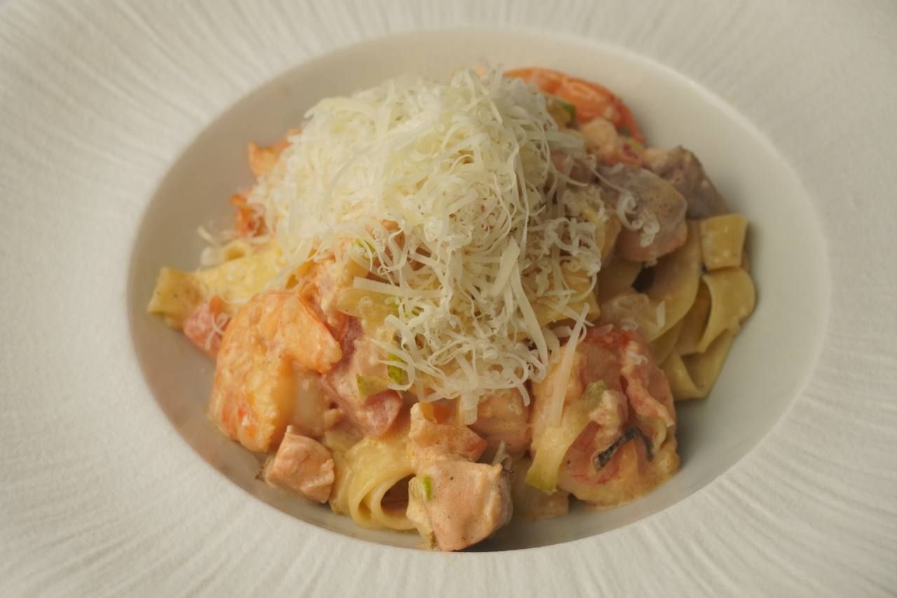 Лингвини с Морепродуктами
