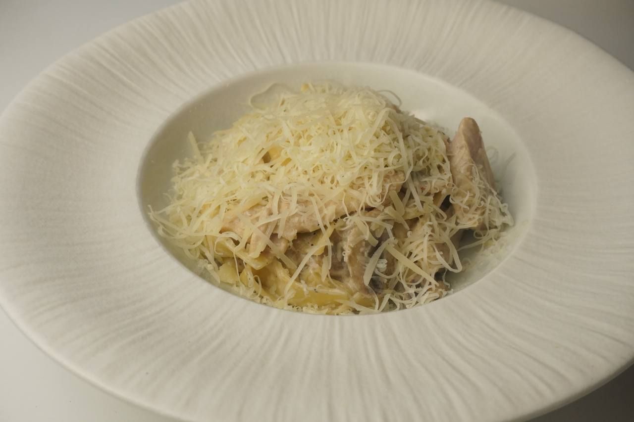 Альфредо с Курицей и Грибами
