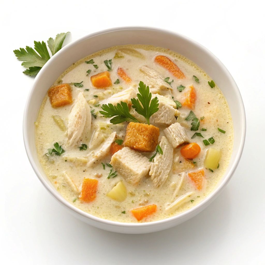 ТЫКВЕННЫЙ КРЕМ-СУП С КУРИЦЕЙ